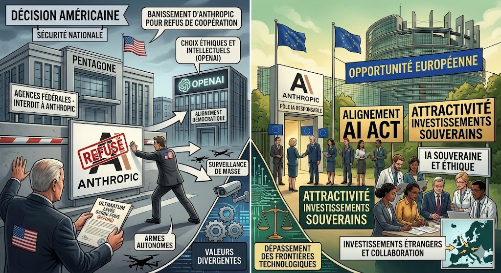 Lire la suite à propos de l’article Le Refus Courageux d&rsquo;Anthropic : Éthique, Intellect et Opportunité Européenne ?