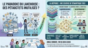 Lire la suite à propos de l’article Lakehouse + Knowledge Graphs : La stack 2026 pour une IA d’entreprise fiable